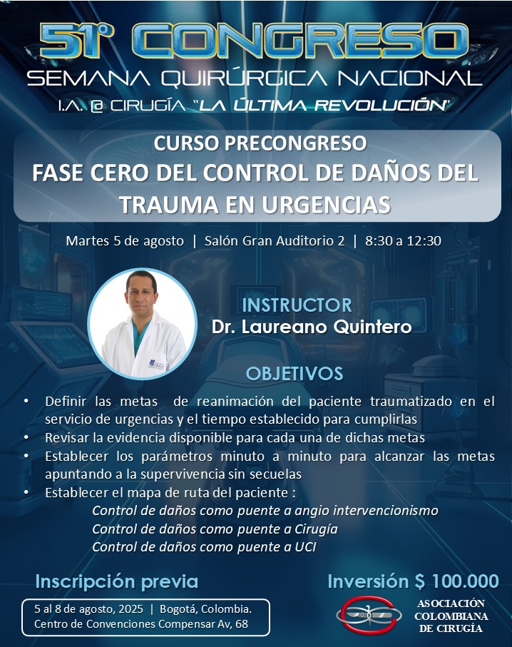 Fase cero del control de daños del trauma en Urgencias 